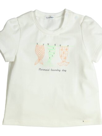 GYMP T-shirt Aerobic Mermaid Laundry Day Orange 353-6387-10