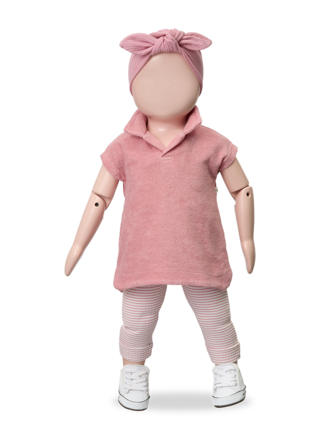 1+ in the family VALLDEMOSA dress strawberry