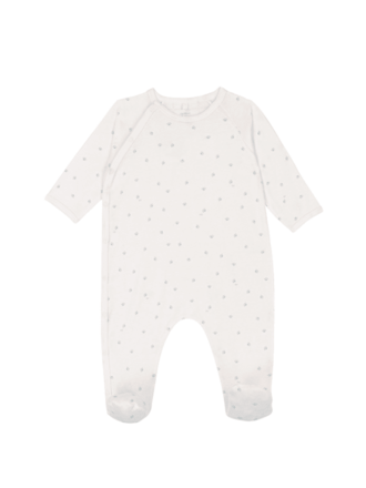 Petit Bateau SLEEPSUIT MARSHMALLOW/SPRAY A0F2Q