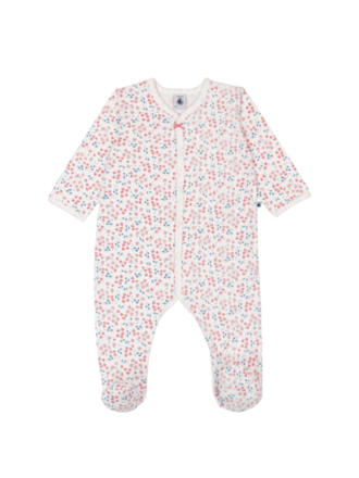 Petit Bateau SLEEPSUIT Y MARSHMALLOW/MULTICO A0G0D