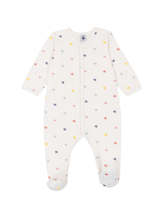 Petit Bateau SLEEPSUIT Y MARSHMALLOW/MULTICO A0F88
