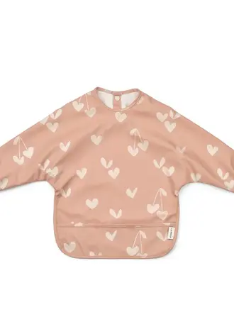 Liewood Merle Printed Cape Bib Sweethearts / Pale tuscany