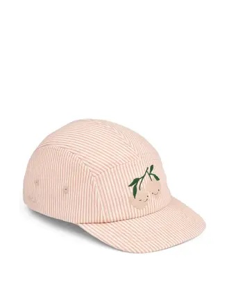Liewood Rory Seersucker Cap / Y/D stripe Pale tuscany / Creme de la creme