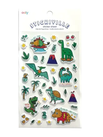Ooly Ooly - Stickiville Stickers - Standard - DinoMite