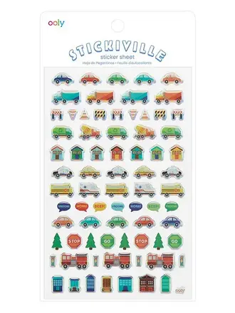 Ooly Ooly - Stickiville Stickers - Standard - Workin' Wheels