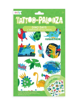 Ooly Ooly - Tattoo Palooza Temporary Tattoos - Dino Days