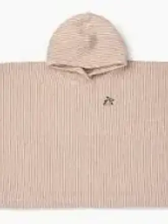 Liewood Paco Poncho Embroidery Y/D stripe Tuscany rose / Creme de la creme