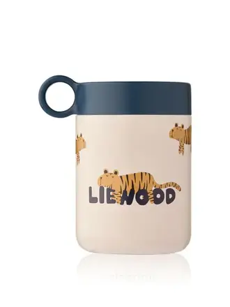 Liewood Kiani Printed Food Jar / Tiger / Sandy