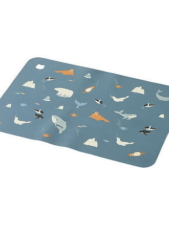 Liewood Liewood Placemat - Silicone - Jude - Arctic Sea/Ocean View