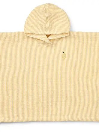 Liewood Paco Poncho Embroidery / Lemon Yellow / Creme de la creme