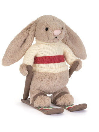 Jellycat Bashful Bunny Gold Medal Ski Outfit