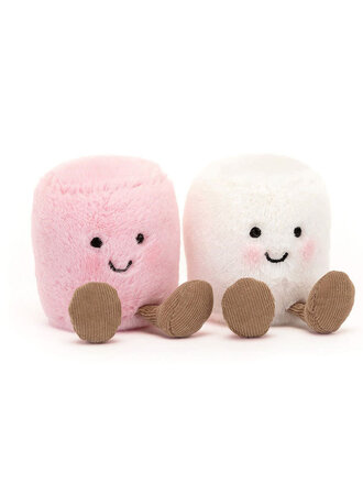 Jellycat Amuseables Pink and White Marshmallows