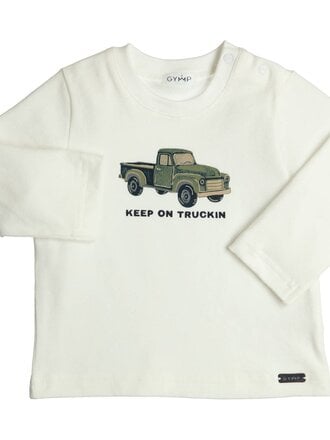 GYMP Longsleeve Aerodoux Keep On Truckin Off White 352-6803-20