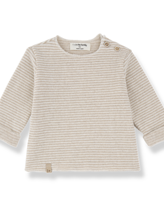 1+ in the family AUBIN l.sleeve t-shirt / beige