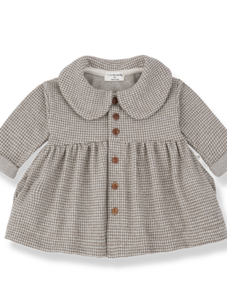 1+ in the family SALERNO collar dress / dark-taupe