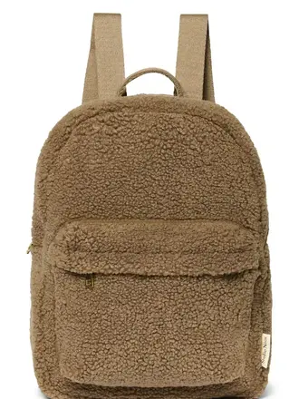 Studio Noos Teddy Midi Backpack Front Pocket / Brown