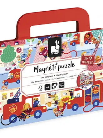 Janod MAGNETI'PUZZLES - BRANDWEER 36 ST