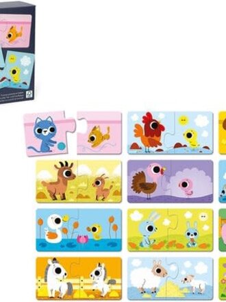 Janod PUZZELS OUDERS EN BABYDIEREN
