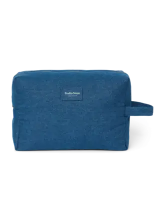 Studio Noos Denim Toiletry Bag / Dark Blue
