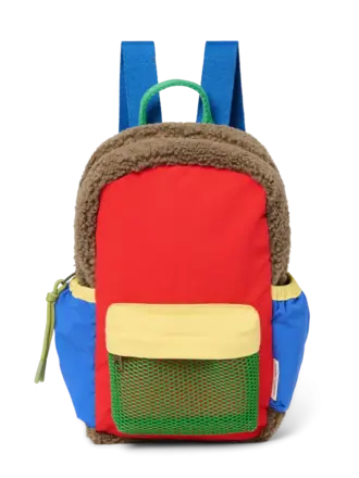 Studio Noos Patchwork Mini Backpack / Fiery Red