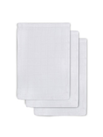 Jollein Washandje hydrofiel wit (3pack)