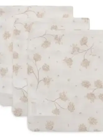 Jollein Hydrofiel Washandje 15x20cm - Leafy Dreams - 3 Stuks