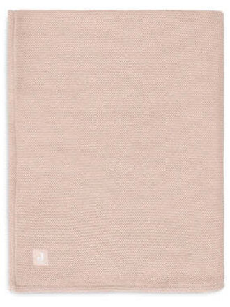 Jollein Deken Wieg 75x100cm Basic Knit Wild Rose/Fleece