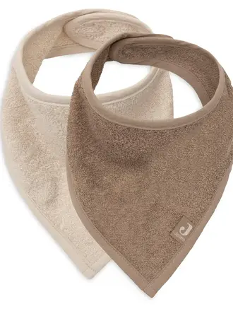 Jollein Slab Bandana Sand/Milky Coffee (2pack)
