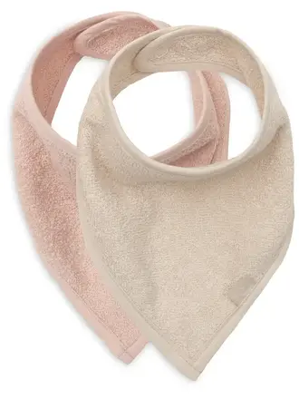 Jollein Slab Bandana Silk Rose/Sand (2pack)