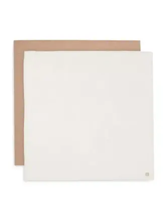 Jollein Hydrofiele Doek Large 115x115cm Biscuit/Ivory (2pack)