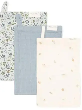 Little Dutch Washandjes set hydrofiel Forest  Friends