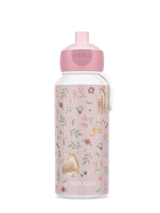 Little Dutch drinkfles pop-up campus 400 ml - fairy garden