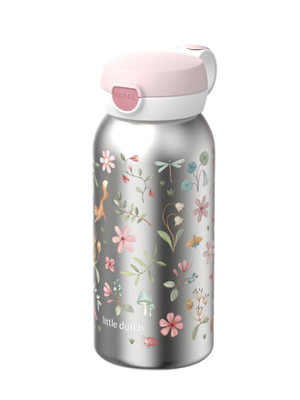 Little Dutch isoleerdrinkfles met flipdop campus 500 ml - fairy  wonders
