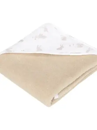 Little Dutch Badcape hydrofiel Baby Bunny - 75x75 cm