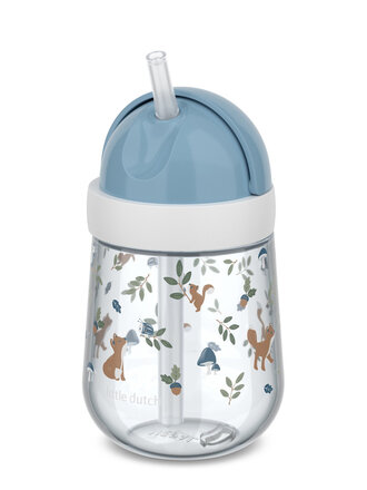 Little Dutch rietjesbeker mio 300 ml - forest friends