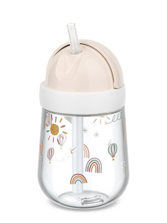 Little Dutch rietjesbeker mio 300 ml - sunshine en rainbow