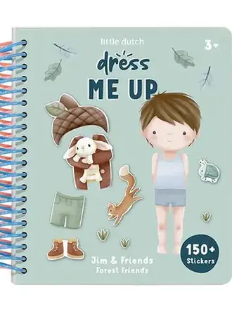 Little Dutch Aankleed- en stickerboek -  Forest Friends