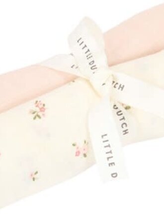 Little Dutch Swaddle doeken hydrofiel 70 x  70 FG Fairy Blossom/Pure  Blossom