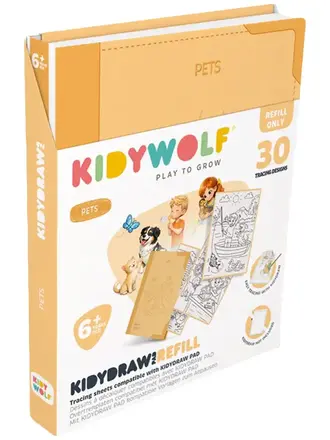 KIDYWOLF KIDYDRAW- REFILL6-PET