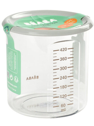 Beaba Maxi + Portie 420 ml Tritan grijs