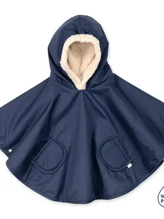 Bemini Poncho teddy +  coated navy 67