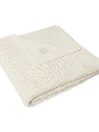 Jollein Deken Ledikant 100x150cm Basic Knit - Ivory/Fleece