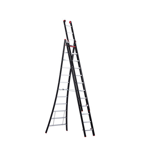 Nevada 3-delige reformladder NZR 3083 3 x 12 Nevada 3-delige reformladder NZR 3083 3 x 12