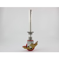 Wiel 125mm alu spindel verstelbaar Wiel 125mm alu spindel verstelbaar