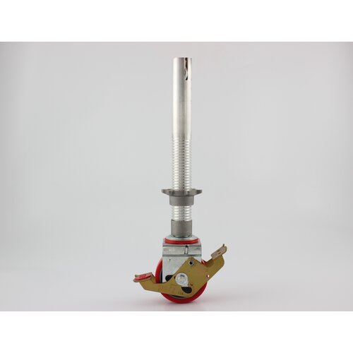 Wiel 125mm alu spindel verstelbaar Wiel 125mm alu spindel verstelbaar