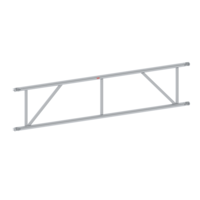 Dubbele leuningschoor 2.45m Dubbele leuningschoor 2.45m