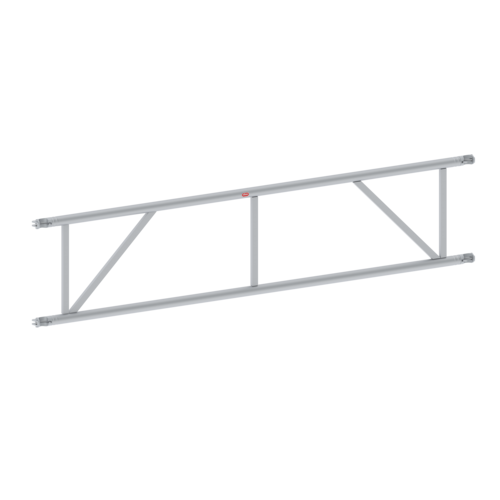 Dubbele leuningschoor 2.45m Dubbele leuningschoor 2.45m