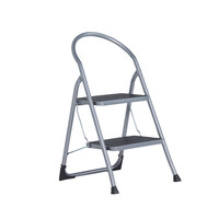 Cromato huishoudtrap 2-treeds Silver Cromato huishoudtrap 2-treeds Silver