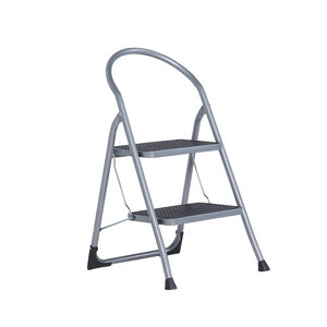 Cromato huishoudtrap 2-treeds Silver Cromato huishoudtrap 2-treeds Silver