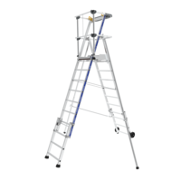 Platform ladder 8 tot 10 treeds Platform ladder 8 tot 10 treeds